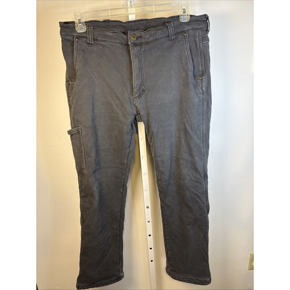 Polar King Flannel Lined Pants Men's Size 36x34 Stretch Carpenter Hunting Pants